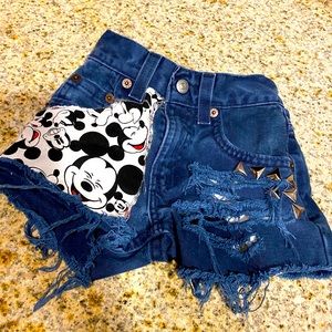 Wild Rich Kids Mickey Mouse Disney Shorts